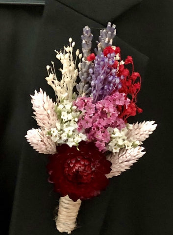 Dried Flower Corsage | Boutonniere | Florist Singapore | Flower Delivery