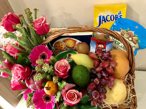 Flower and Fruit Basket | Well Wishes Basket Singapore | JW Florist ...