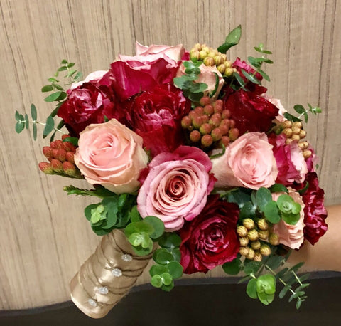 Cheap Bridal Bouquet Singapore | Wedding hand Bouquet | Florist Sg