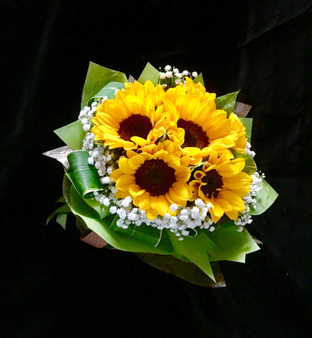 Sunflower Hand Bouquet Singapore | Flower Delivery Singapore | Florist Singapore